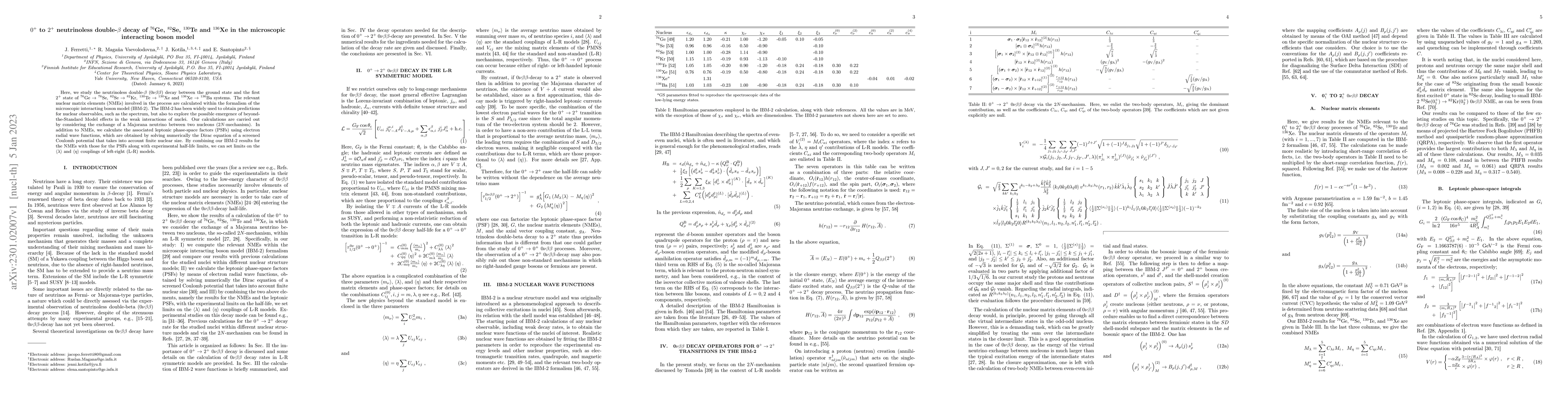 Thumbnail for $0^+$ to $2^+$ neutrinoless double-$\beta$ decay of $^{76}$Ge,
  $^{82}$Se, $^{130}$Te and $^{136}$Xe in the microscopic interacting boson
  model}