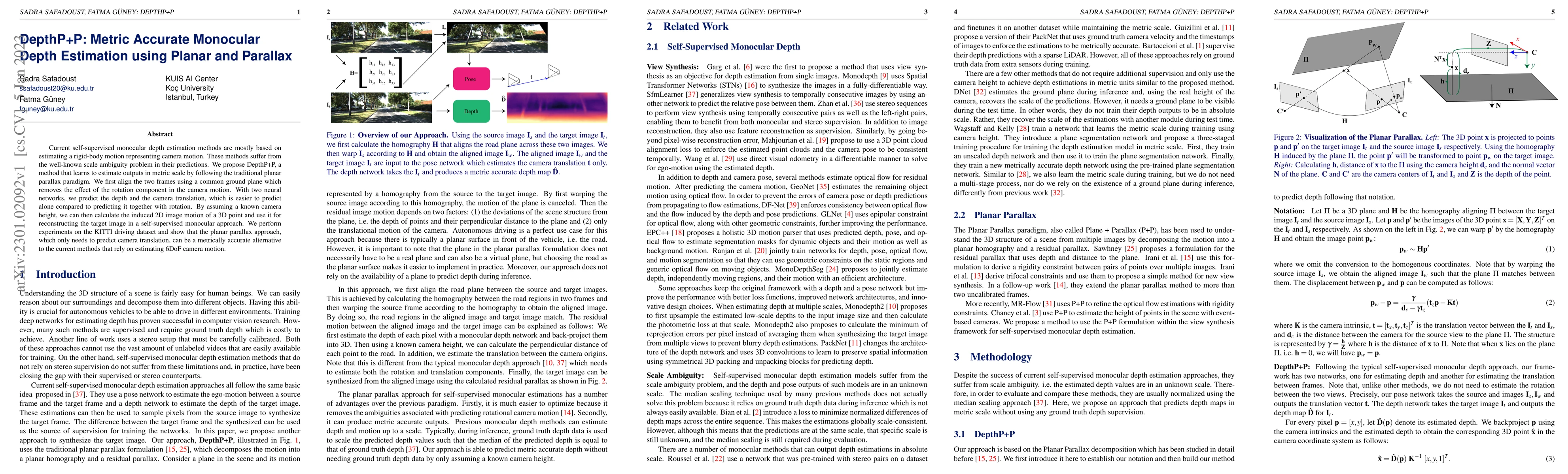 Thumbnail for DepthP+P: Metric Accurate Monocular Depth Estimation using Planar and
  Parallax