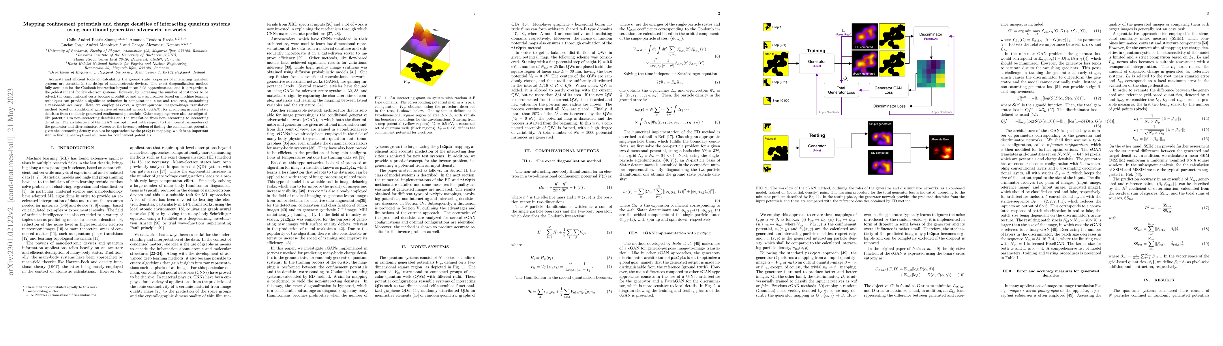 Thumbnail for Mapping confinement potentials and charge densities of interacting
  quantum systems using conditional generative adversarial networks