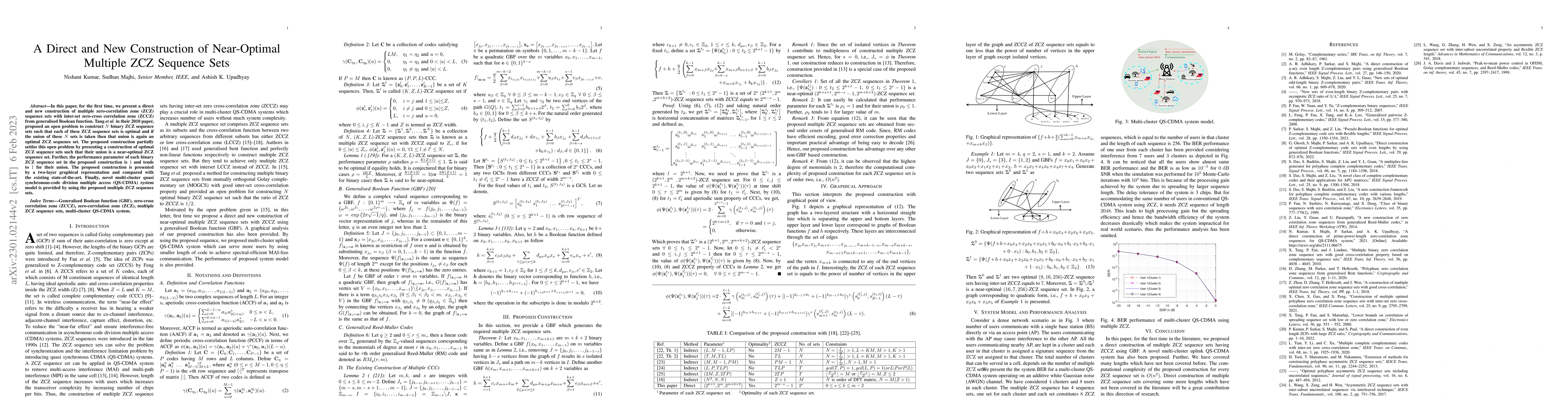 Thumbnail for A Direct and New Construction of Near-Optimal Multiple ZCZ Sequence Sets