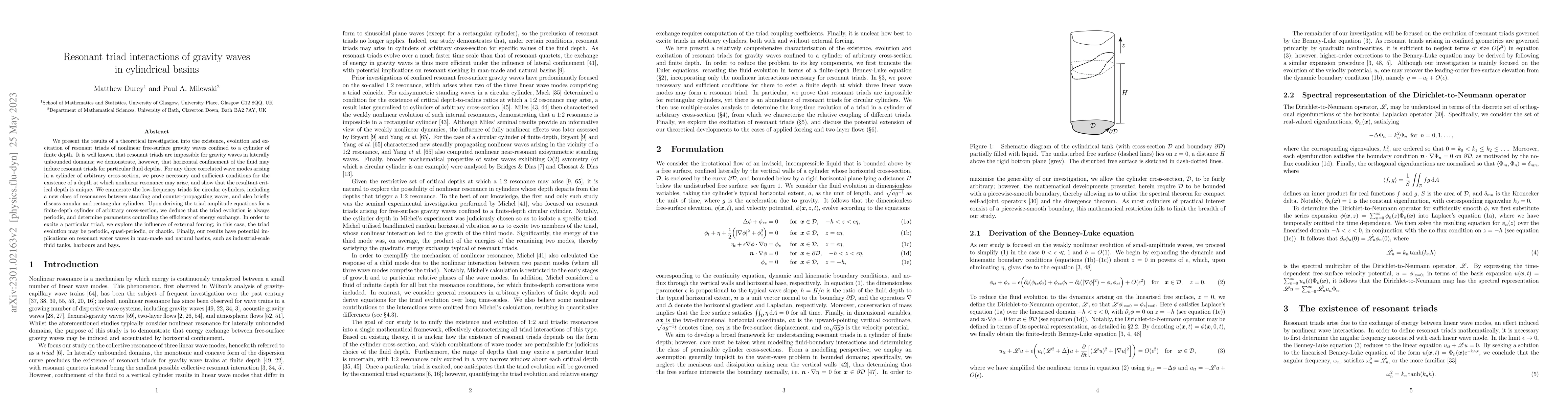 Thumbnail for Resonant triad interactions of gravity waves in cylindrical basins