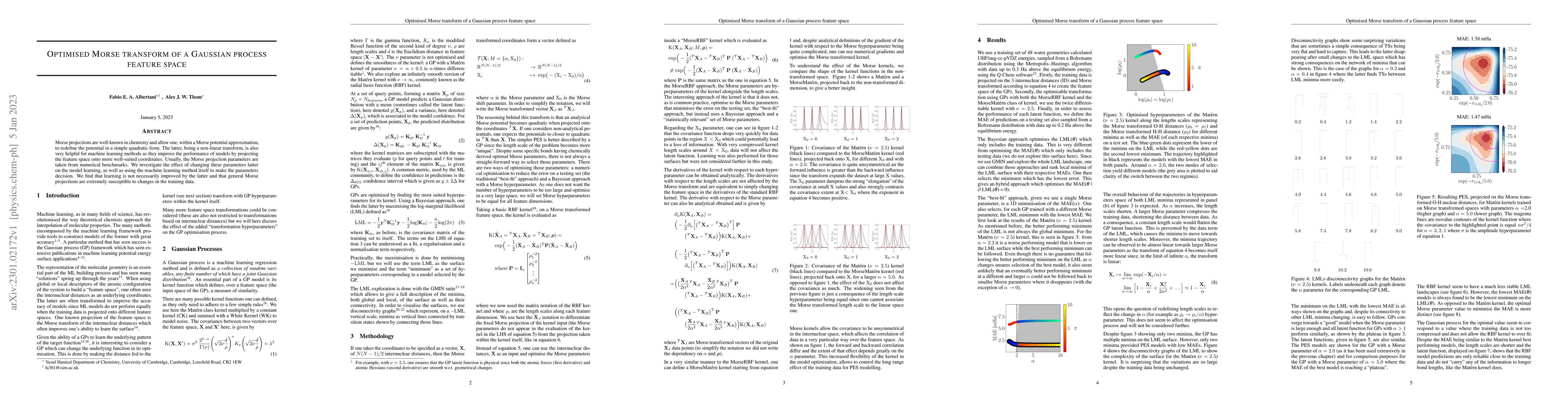 Thumbnail for Optimised Morse transform of a Gaussian process feature space
