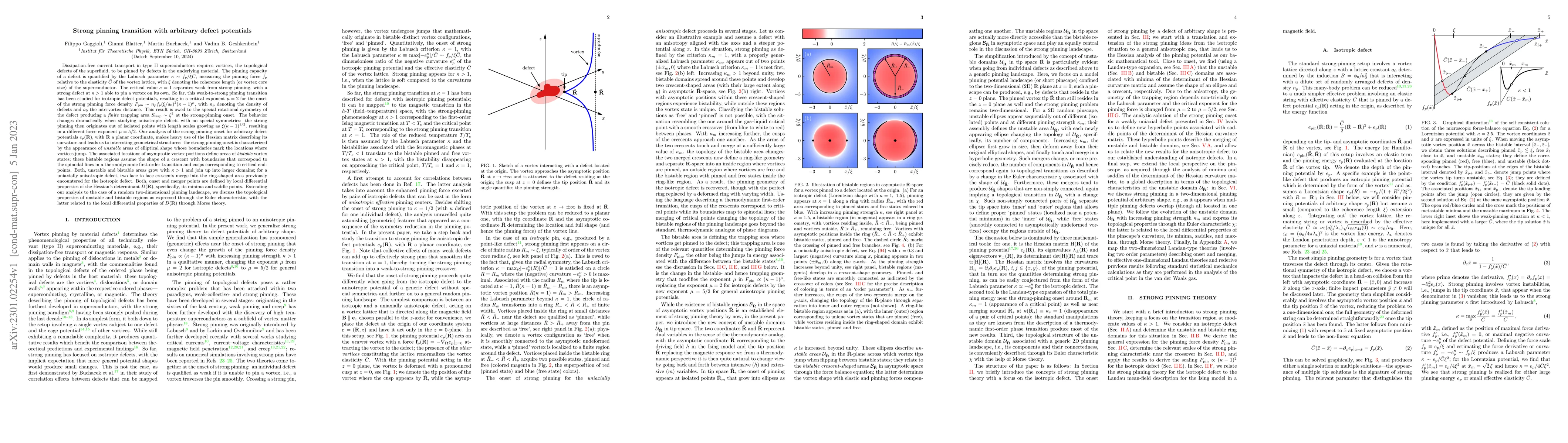 Thumbnail for Strong pinning transition with arbitrary defect potentials