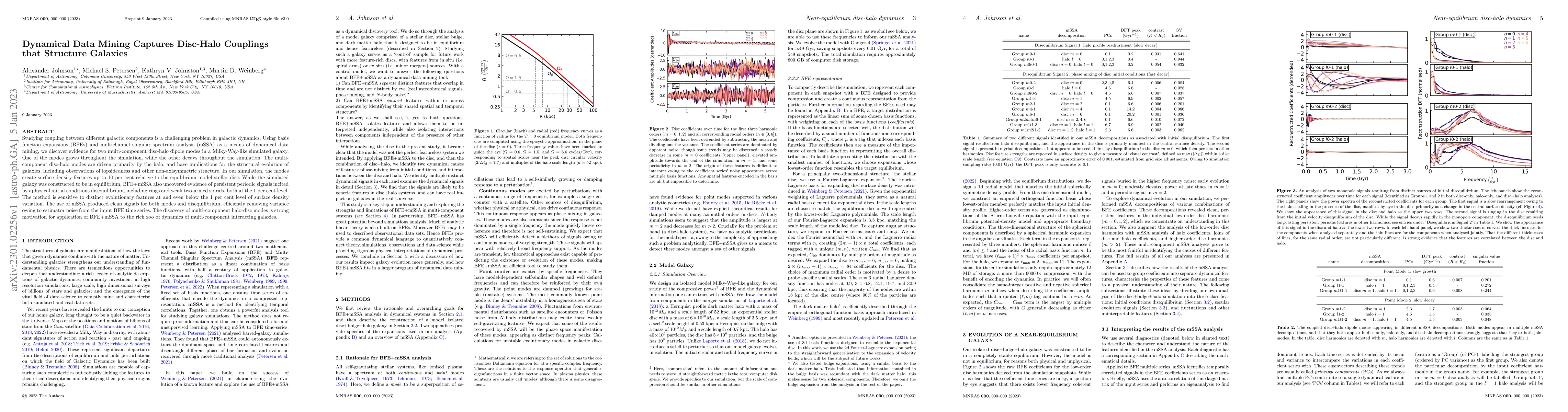 Thumbnail for Dynamical Data Mining Captures Disc-Halo Couplings that Structure
  Galaxies