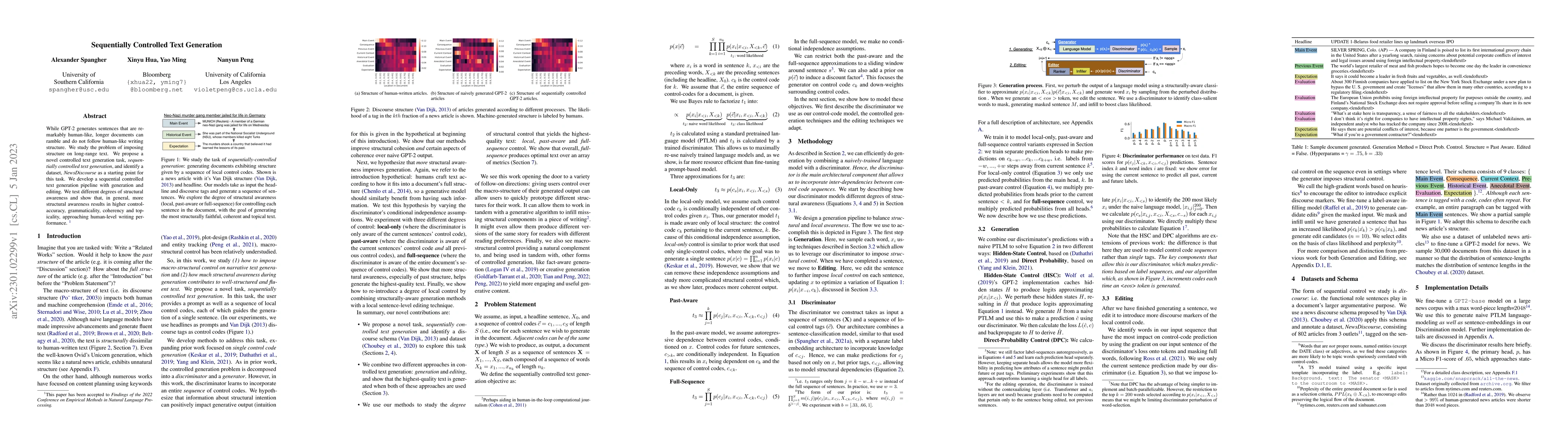 Thumbnail for Sequentially Controlled Text Generation