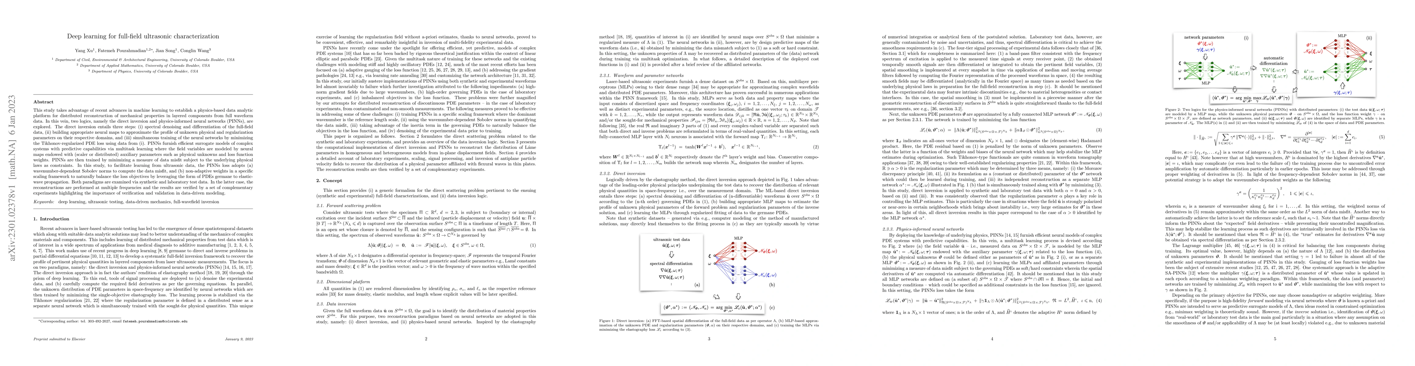 Thumbnail for Deep learning for full-field ultrasonic characterization