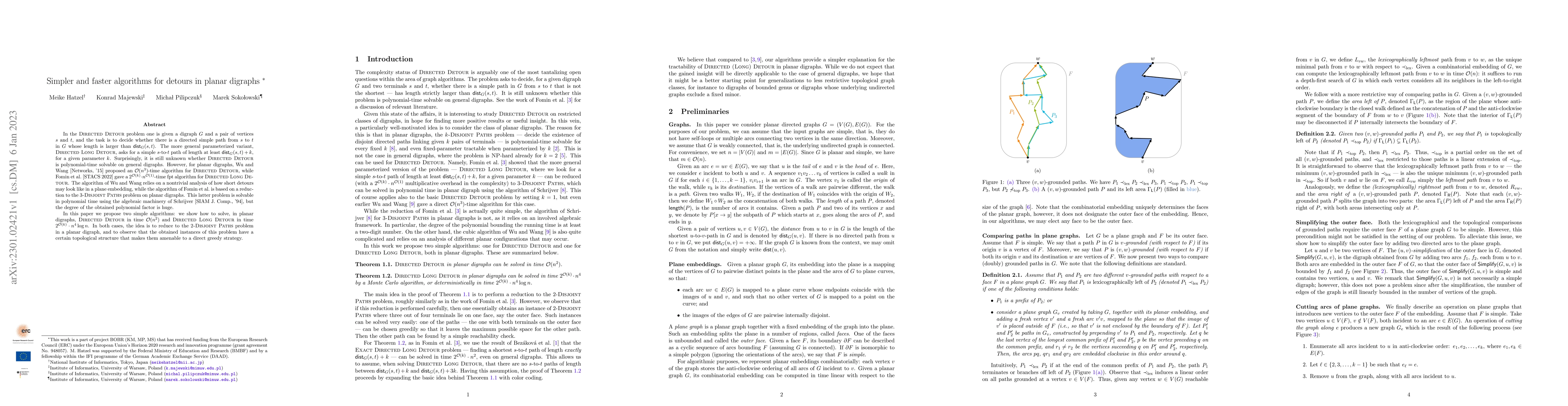 Thumbnail for Simpler and faster algorithms for detours in planar digraphs