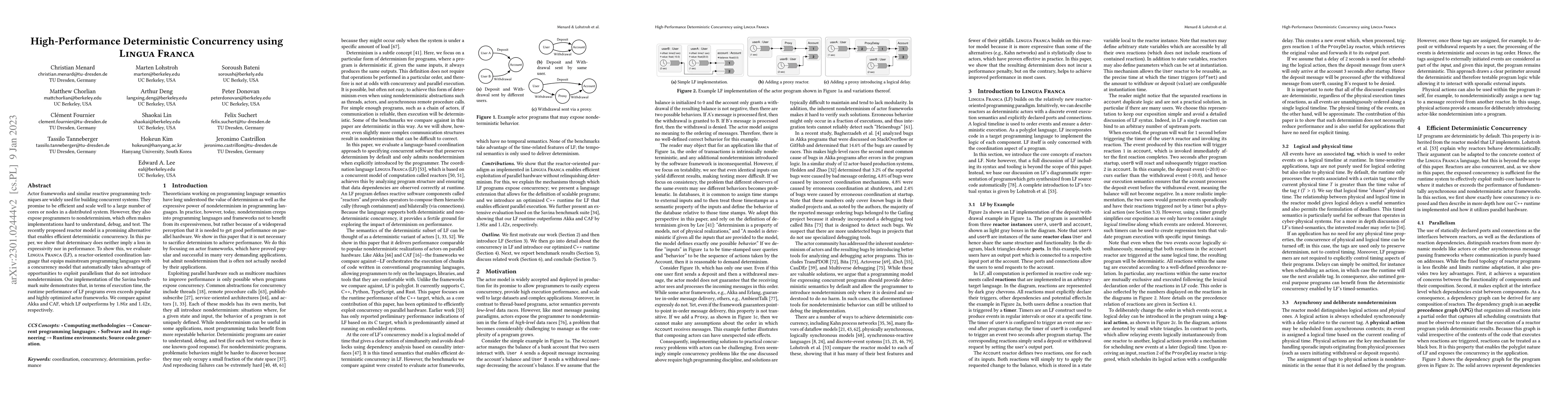 Thumbnail for High-Performance Deterministic Concurrency using Lingua Franca