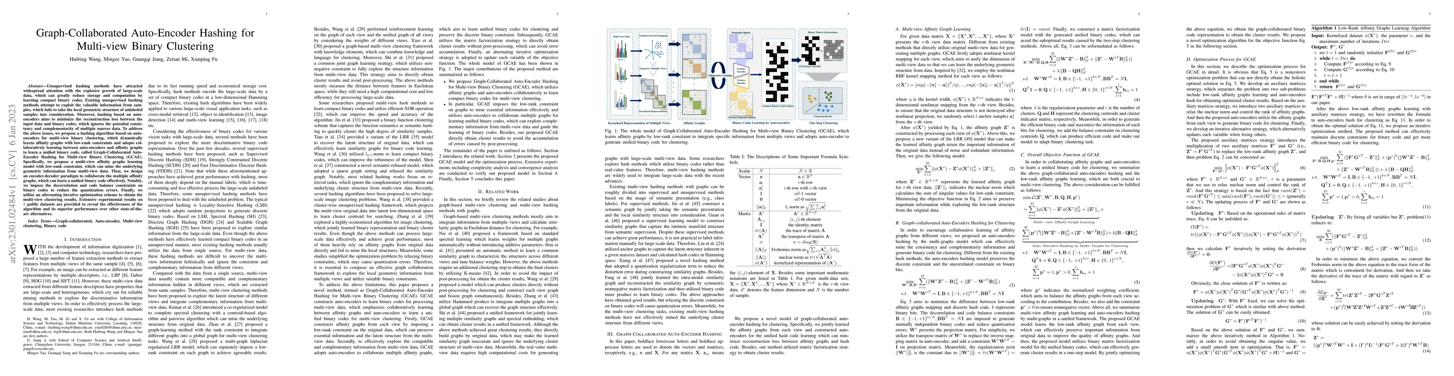 Thumbnail for Graph-Collaborated Auto-Encoder Hashing for Multi-view Binary Clustering