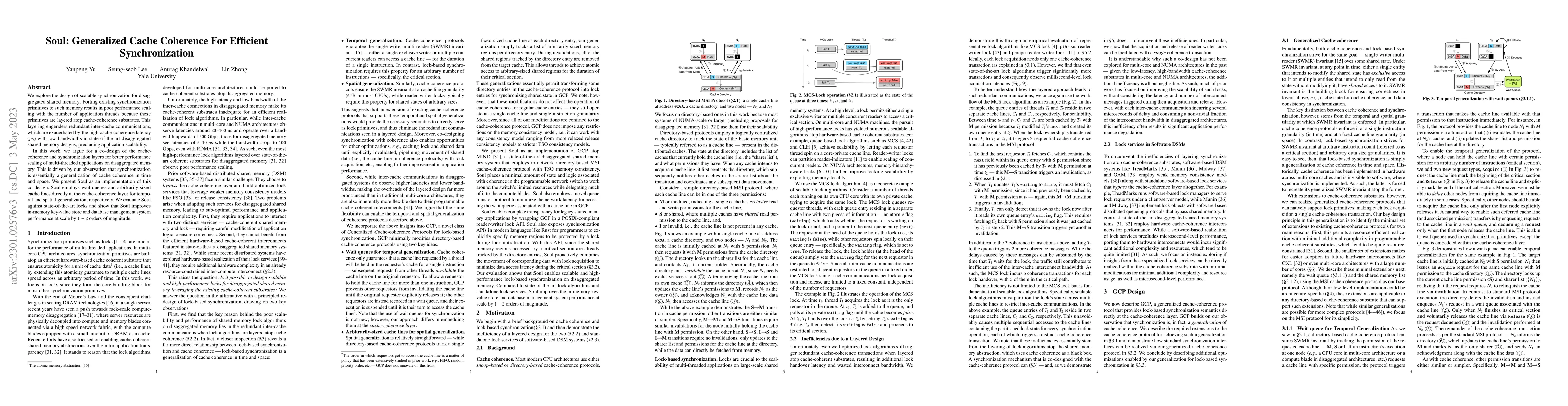 Thumbnail for GCS: Generalized Cache Coherence For Efficient Synchronization