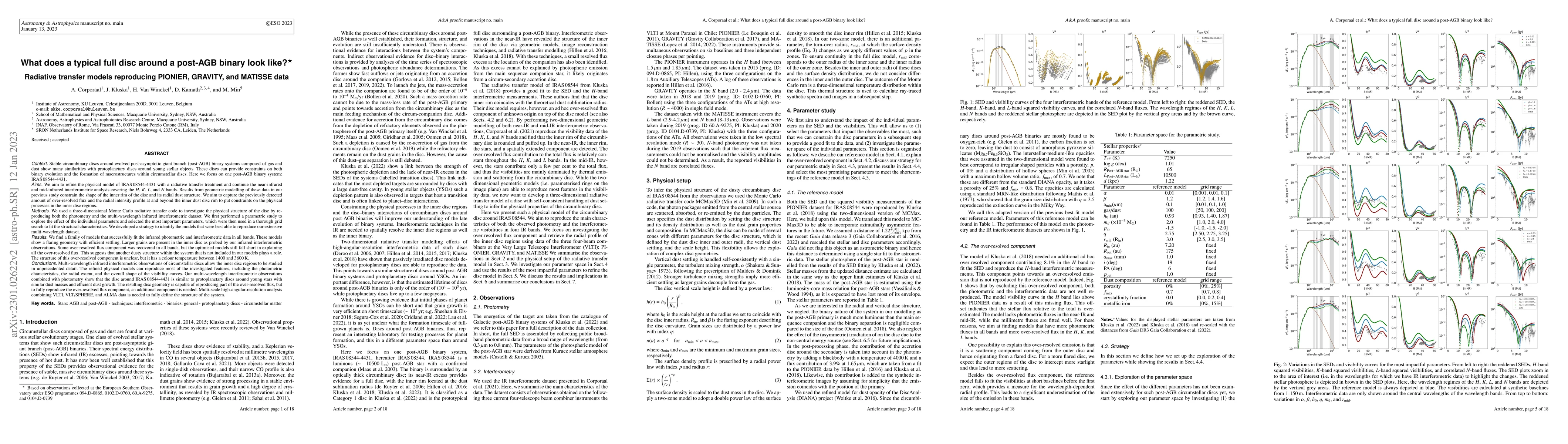 Thumbnail for What does a typical full-disc around a post-AGB binary look like? --
  Radiative transfer models reproducing PIONIER, GRAVITY, and MATISSE data