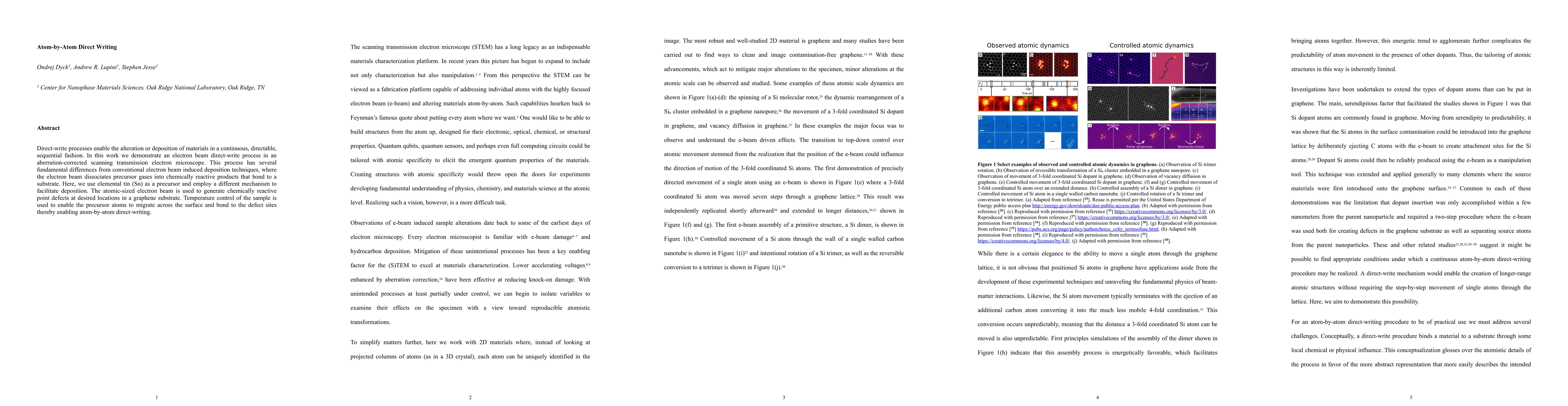 Thumbnail for Direct-Writing Atom-by-Atom