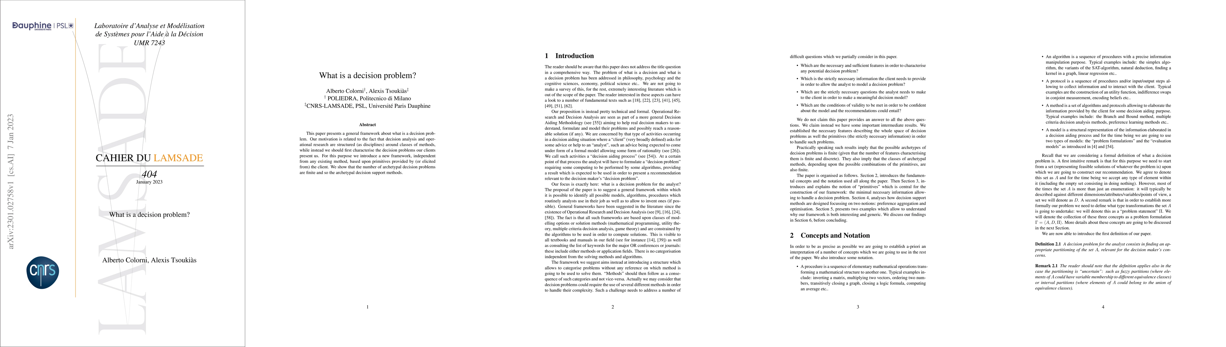 Thumbnail for What is a decision problem?