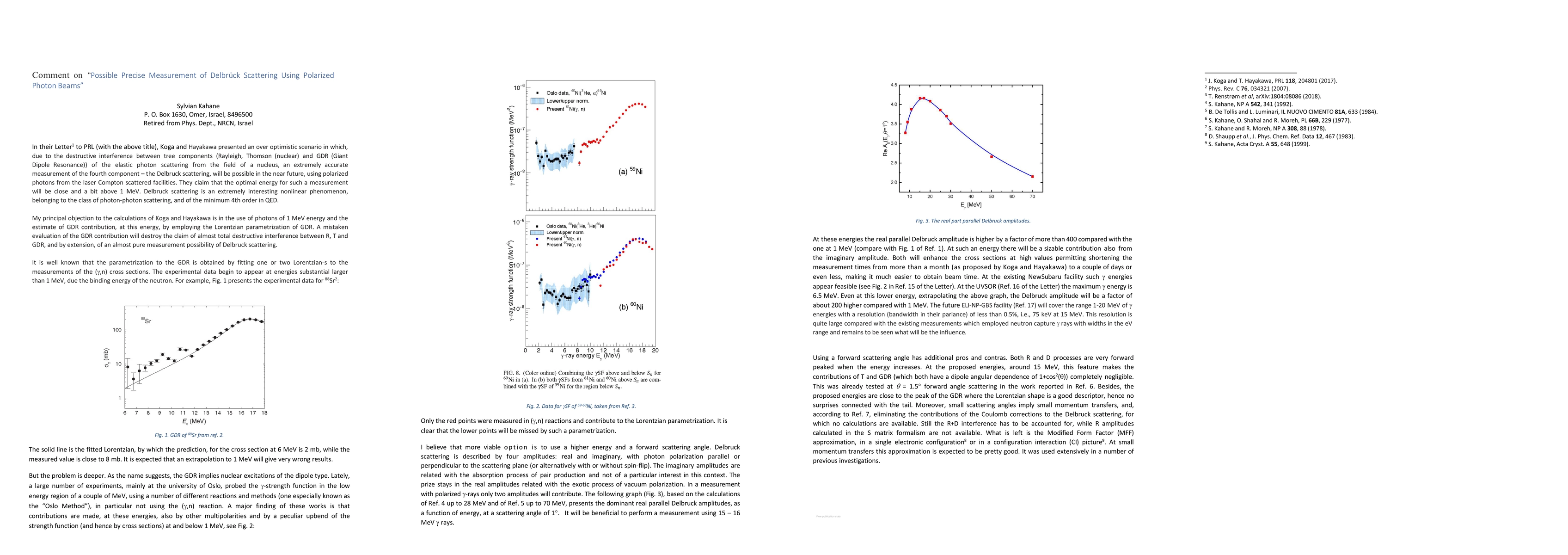 Thumbnail for Comment on "Possible Precise Measurement of Delbruck Scattering Using
  Polarized Photon Beams"