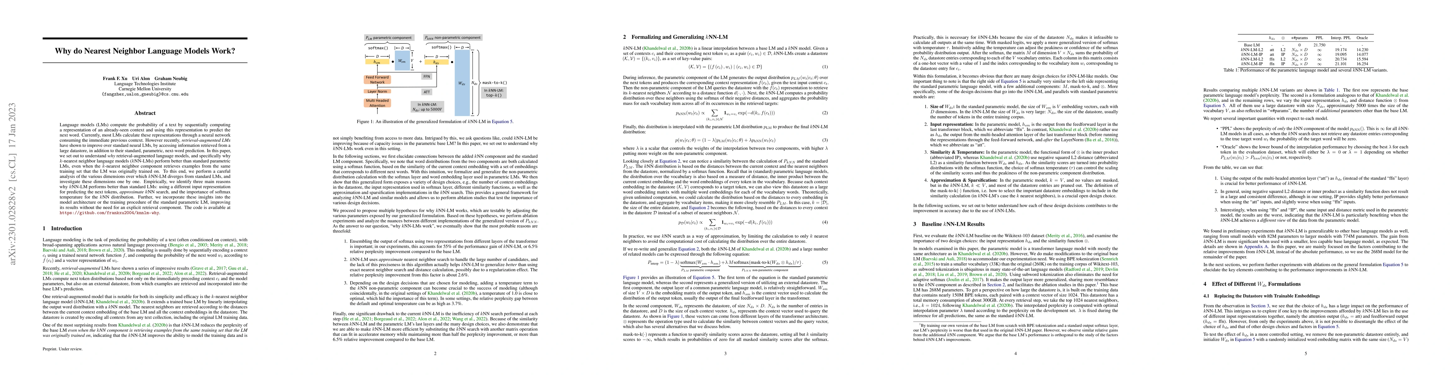 Thumbnail for Why do Nearest Neighbor Language Models Work?