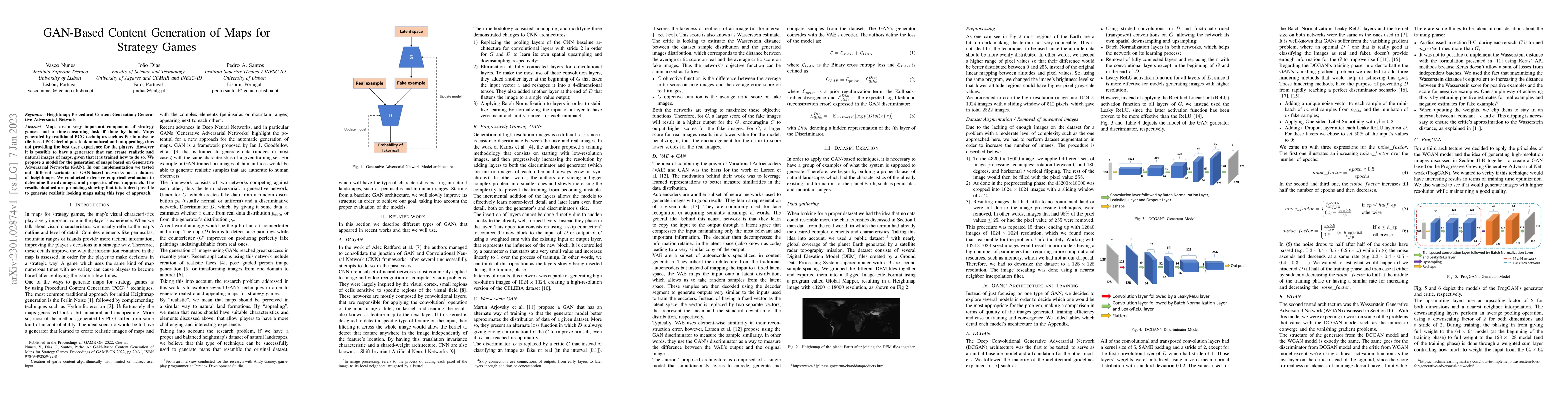 Thumbnail for GAN-Based Content Generation of Maps for Strategy Games