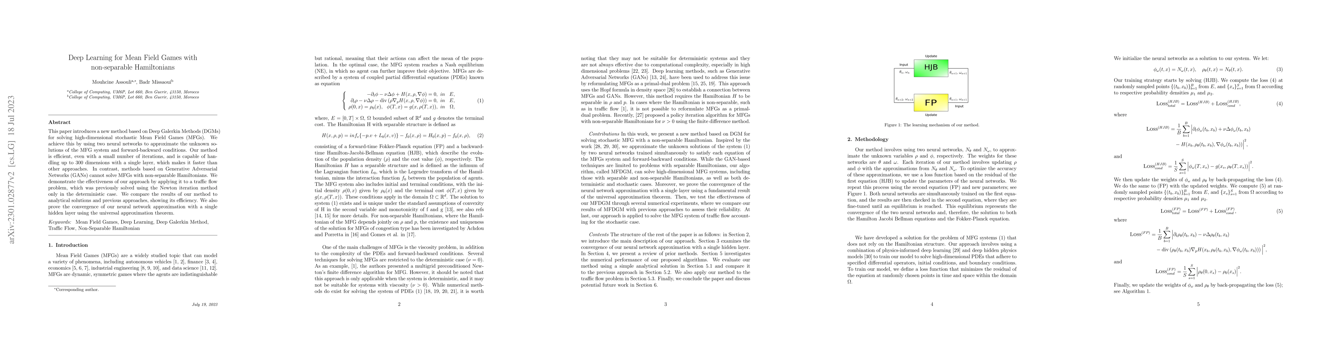 Thumbnail for Deep Learning for Mean Field Games with non-separable Hamiltonians