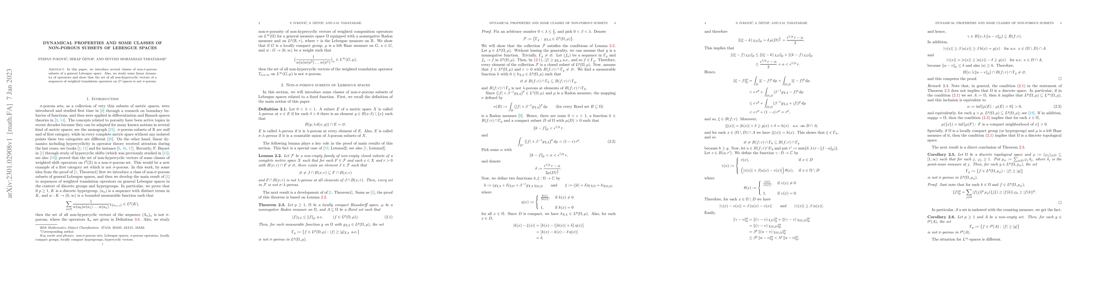 Thumbnail for Dynamical properties and some classes of non-porous subsets
