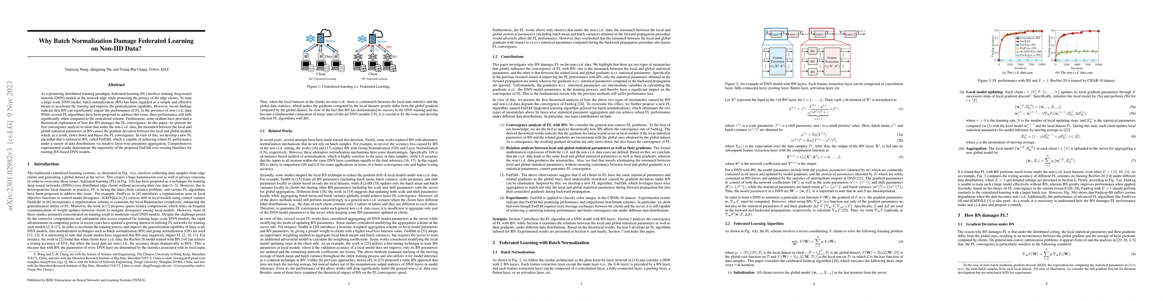 Thumbnail for Why Batch Normalization Damage Federated Learning on Non-IID Data?