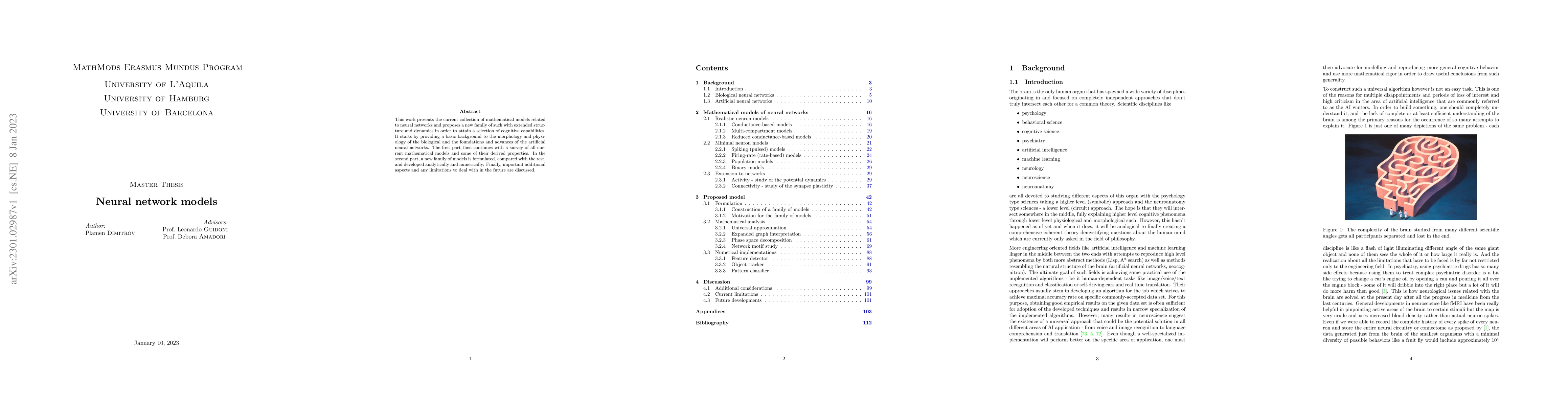 Thumbnail for Neural network models