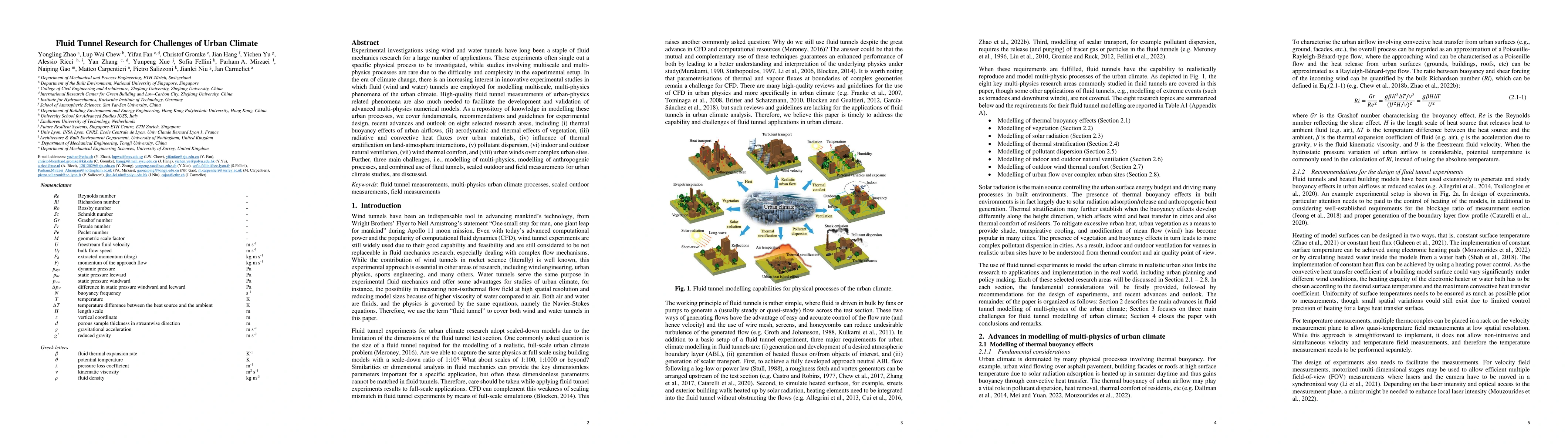 Thumbnail for Fluid Tunnel Research for Challenges of Urban Climate