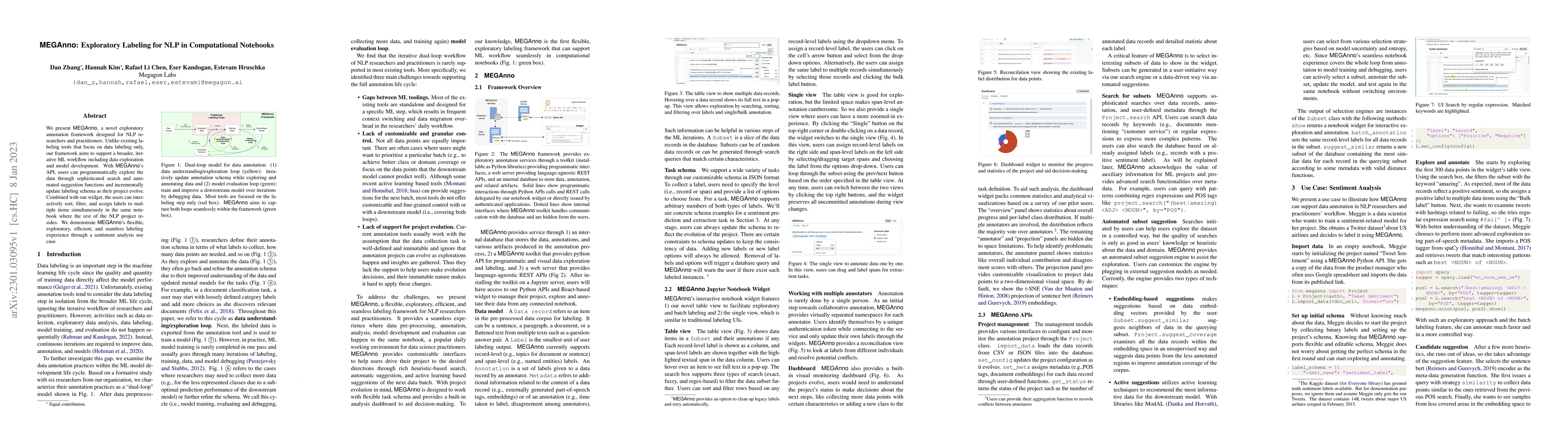 Thumbnail for MEGAnno: Exploratory Labeling for NLP in Computational Notebooks