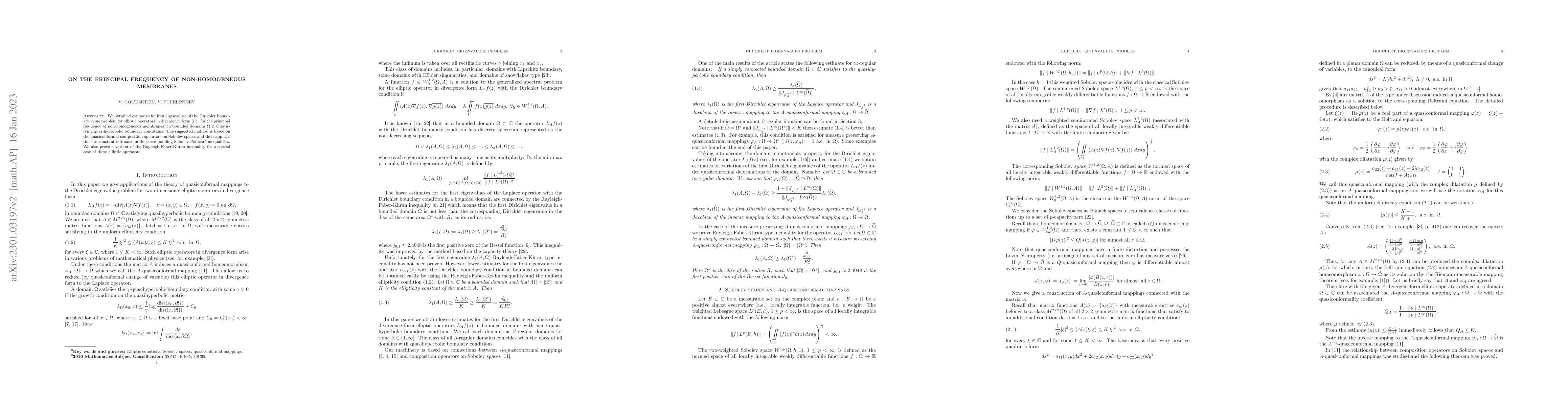 Thumbnail for On the principal frequency of non-homogeneous membranes
