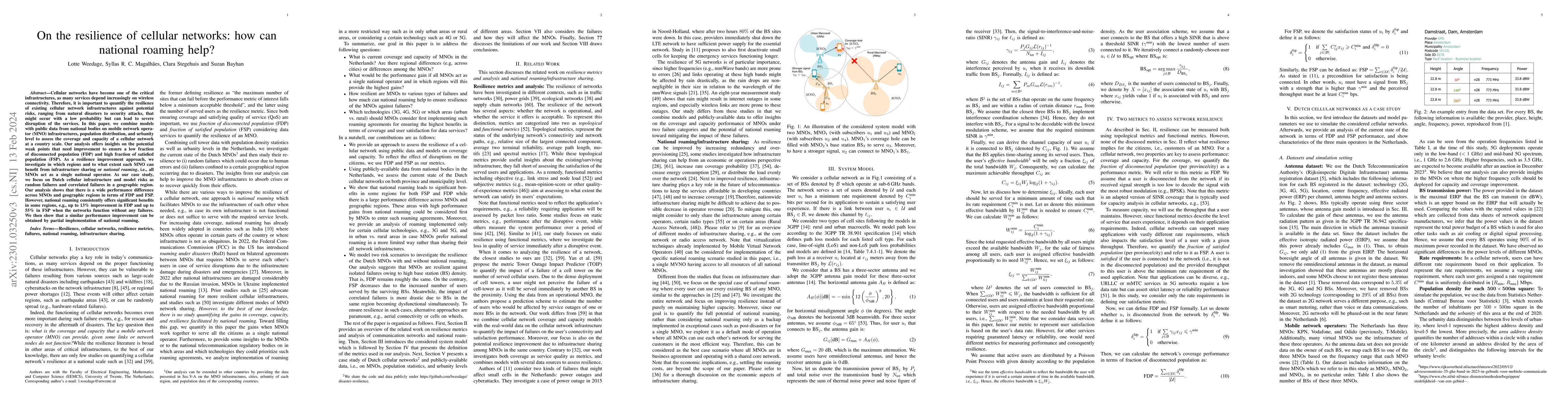Thumbnail for On the resilience of cellular networks: how can national roaming help?