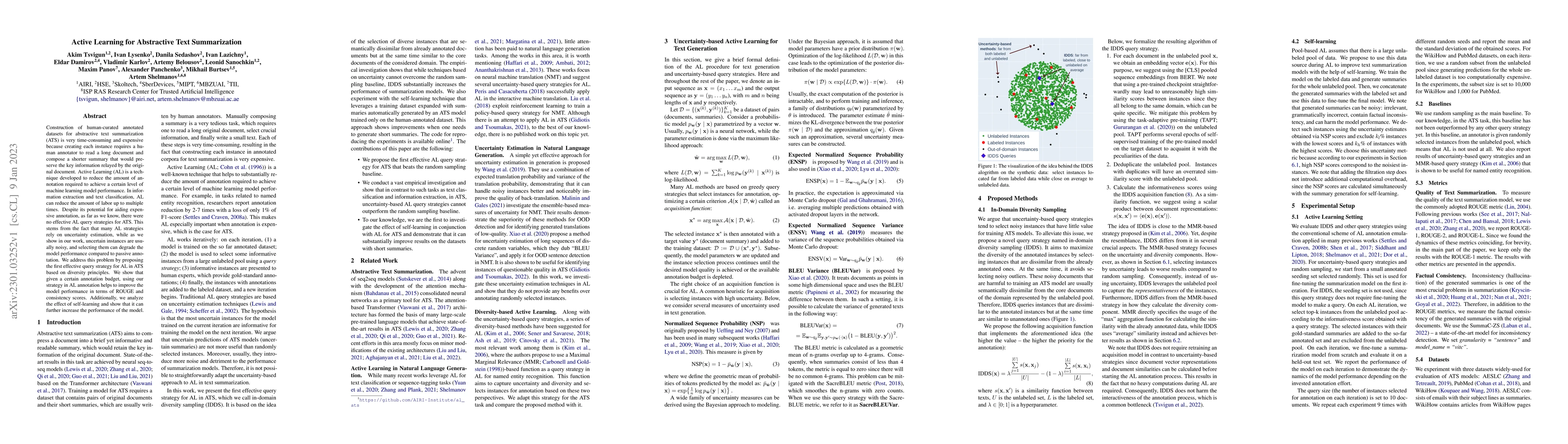 Thumbnail for Active Learning for Abstractive Text Summarization