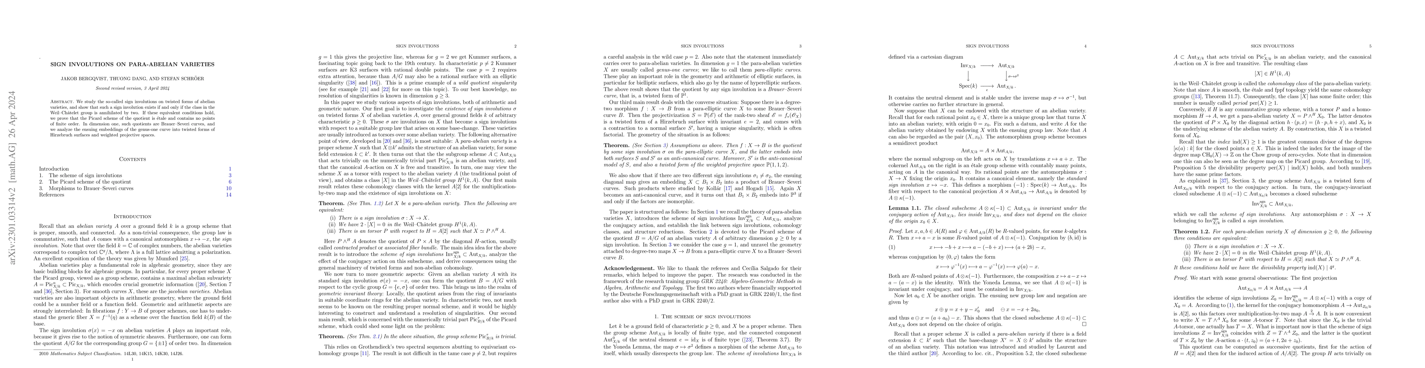 Thumbnail for Sign involutions on para-abelian varieties
