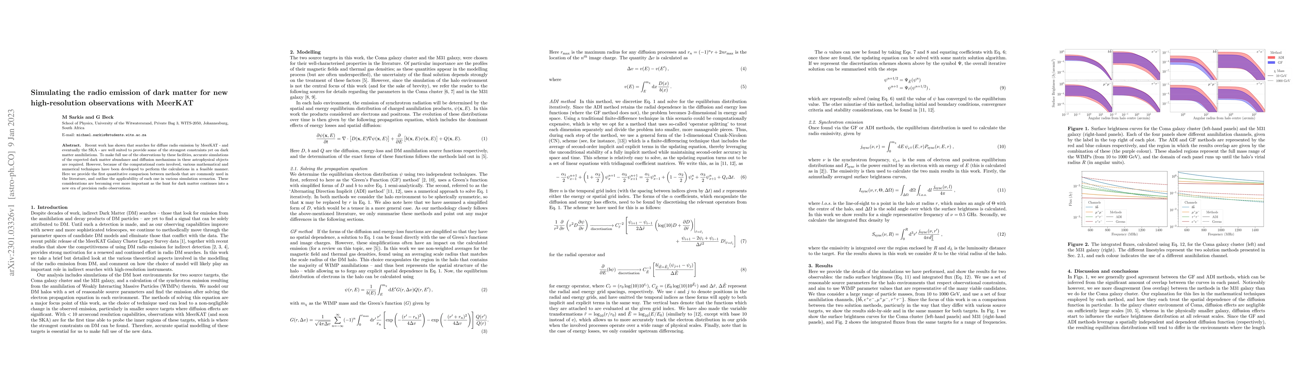 Thumbnail for Simulating the radio emissions of dark matter for new high-resolution
  observations with MeerKAT