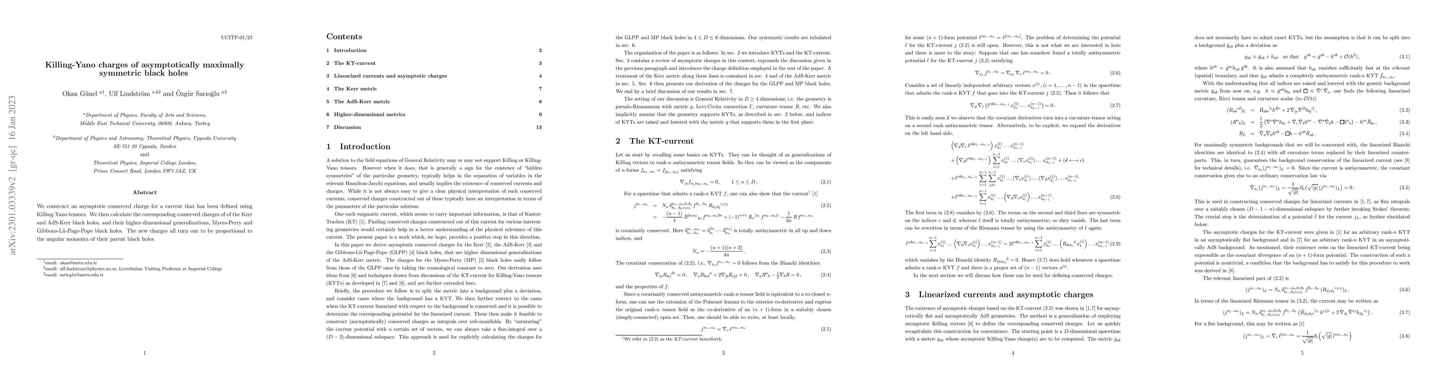Thumbnail for Killing-Yano charges of asymptotically maximally symmetric black holes