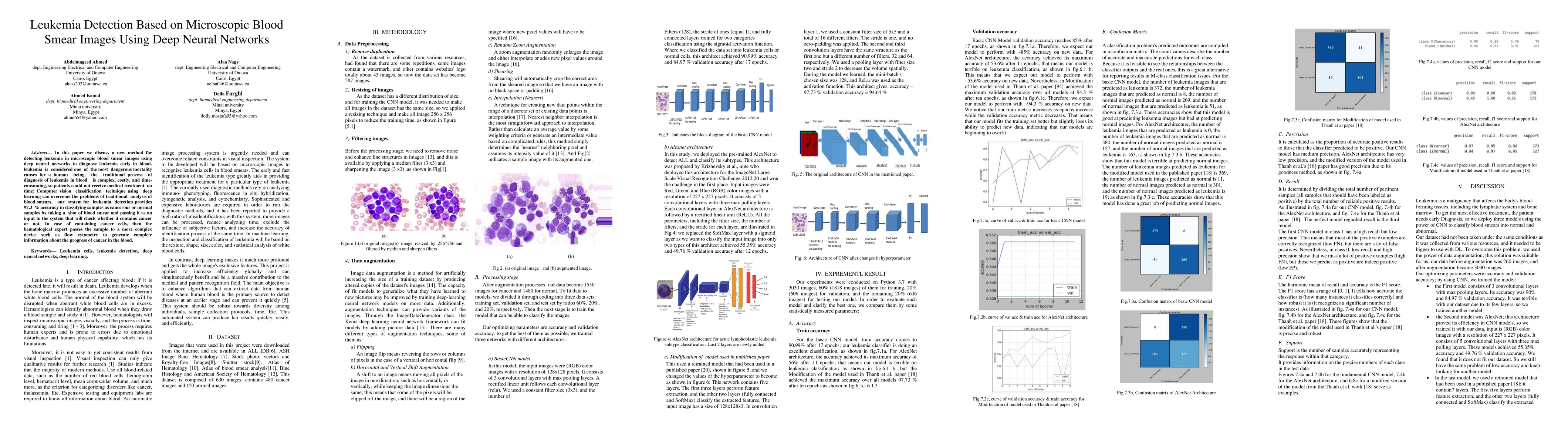 Thumbnail for Leukemia detection based on microscopic blood smear images using deep
  learning