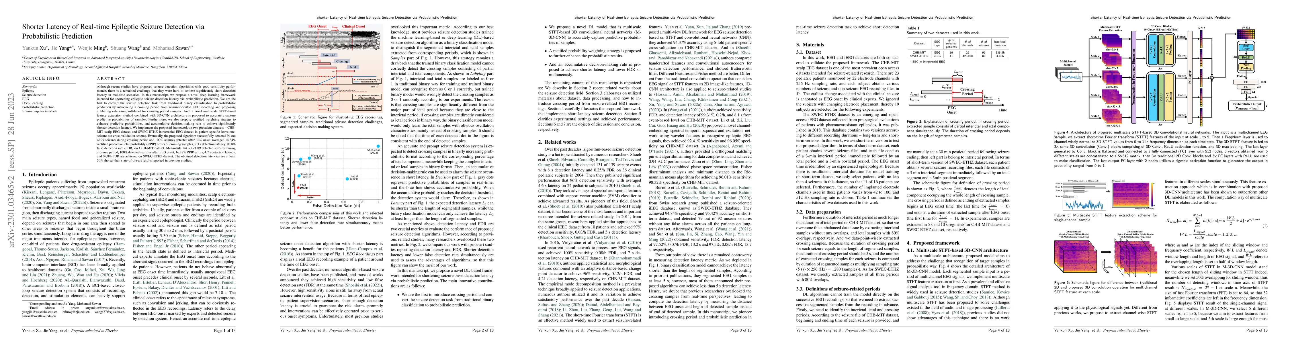 Thumbnail for Shorter Latency of Real-time Epileptic Seizure Detection via
  Probabilistic Prediction