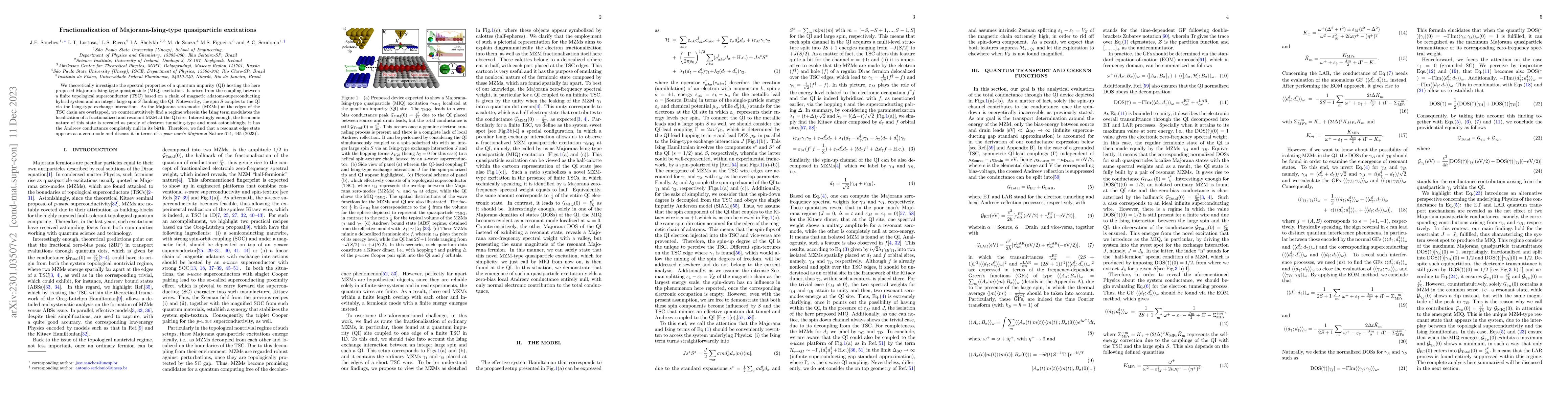 Thumbnail for Fractionalization of Majorana-Ising-type quasiparticles