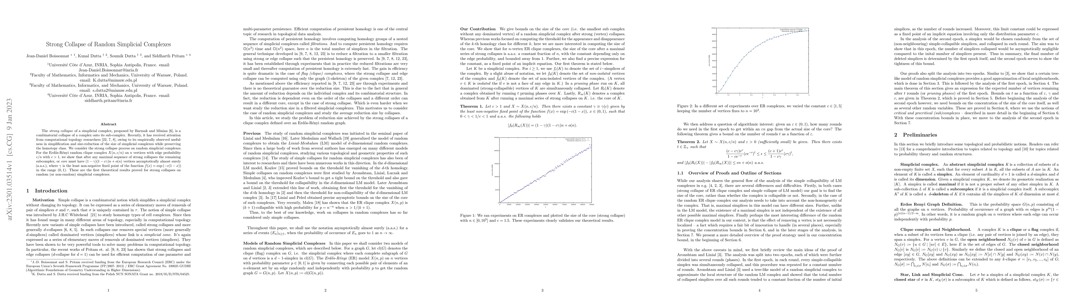 Thumbnail for Strong Collapse of Random Simplicial Complexes