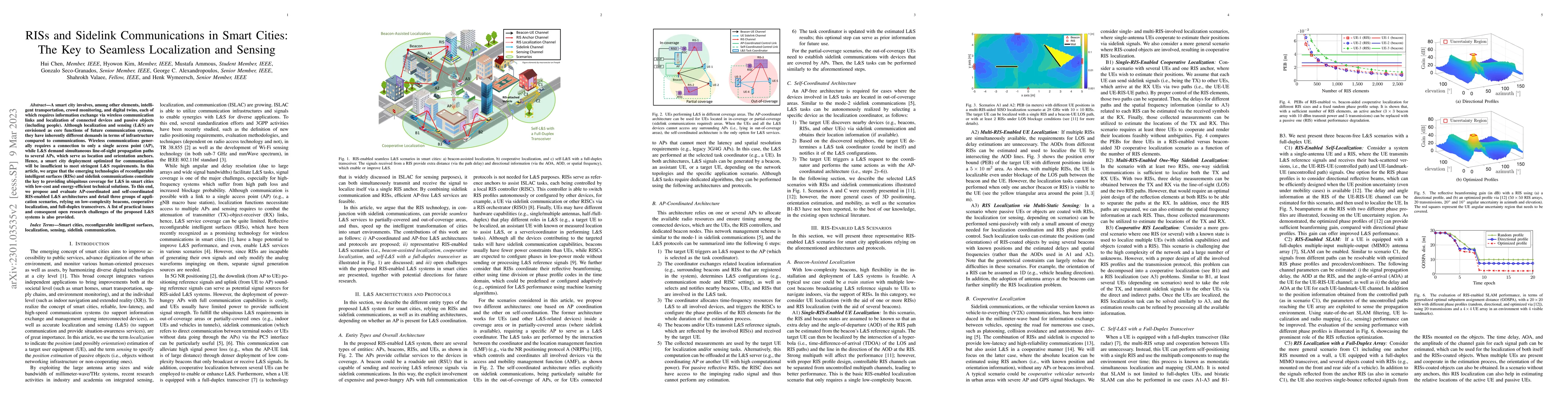 Thumbnail for RISs and Sidelink Communications in Smart Cities: The Key to Seamless
  Localization and Sensing