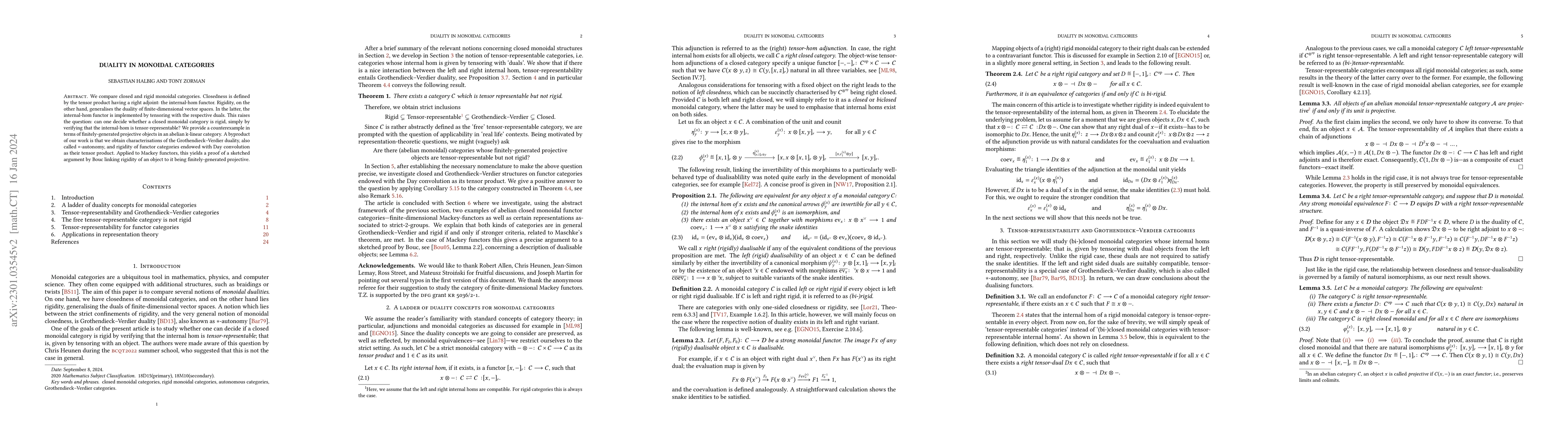 Thumbnail for Duality in Monoidal Categories