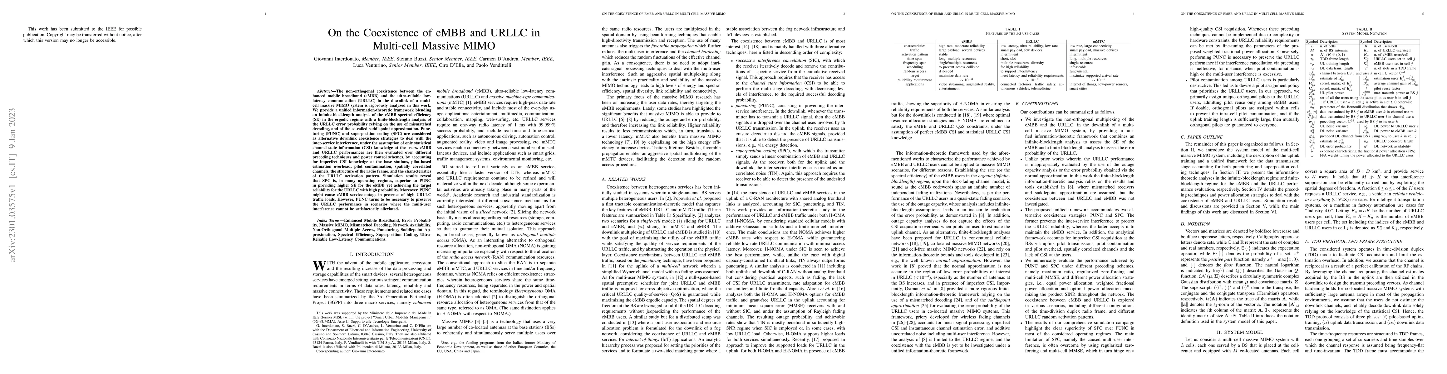 Thumbnail for On the Coexistence of eMBB and URLLC in Multi-cell Massive MIMO