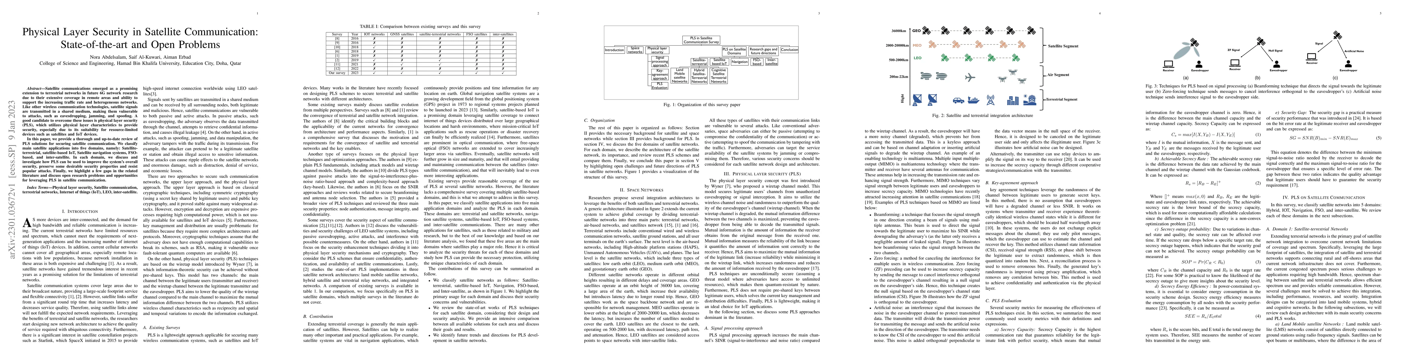 Thumbnail for Physical Layer Security in Satellite Communication: State-of-the-art and
  Open Problems