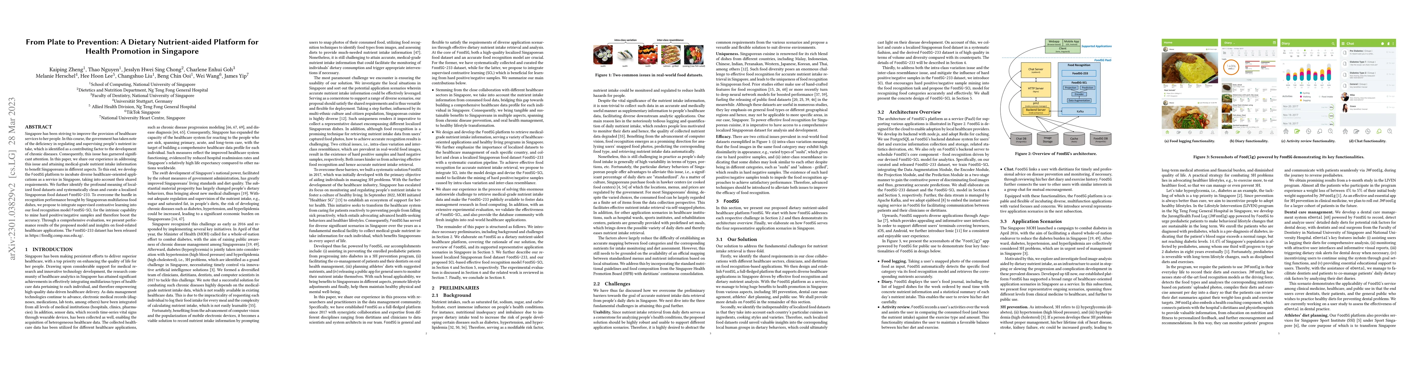 Thumbnail for From Plate to Prevention: A Dietary Nutrient-aided Platform for Health
  Promotion in Singapore