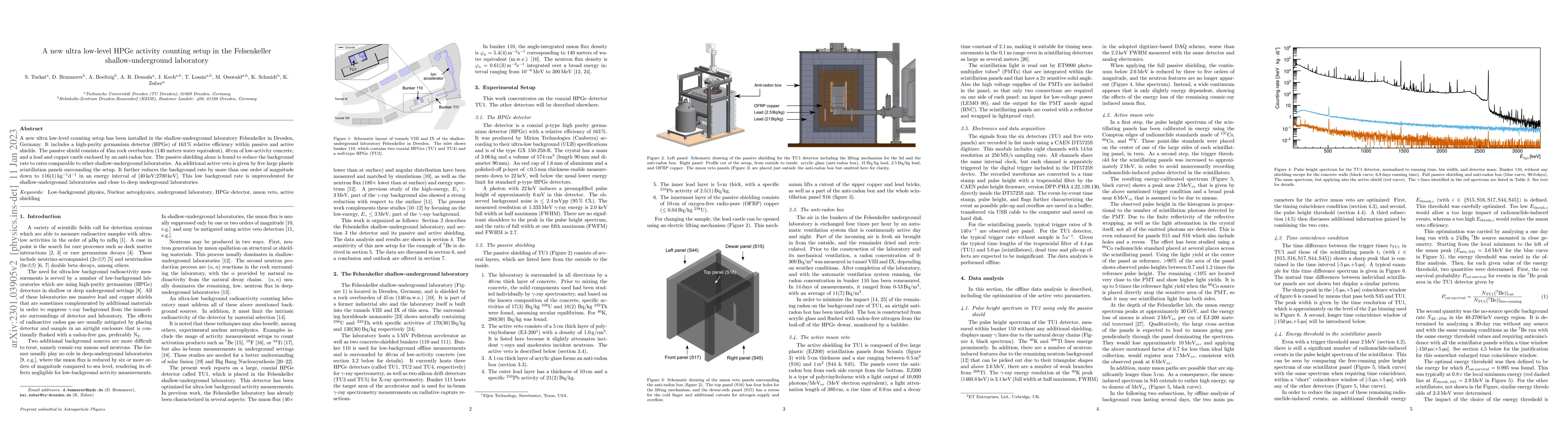 Thumbnail for A new ultra low-level HPGe activity counting setup in the Felsenkeller
  shallow-underground laboratory
