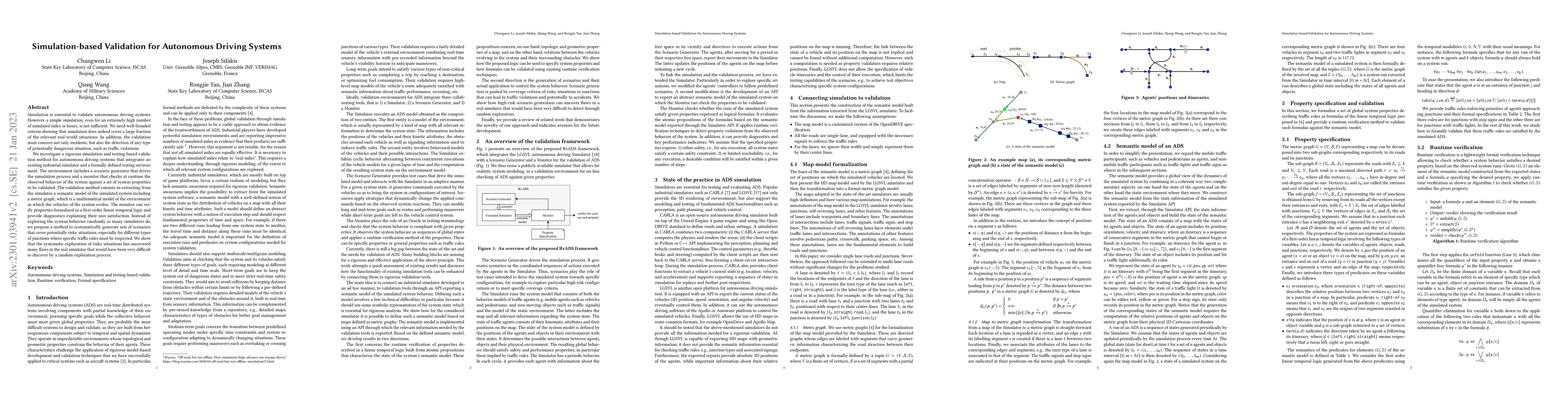 Thumbnail for Simulation-based Validation for Autonomous Driving Systems