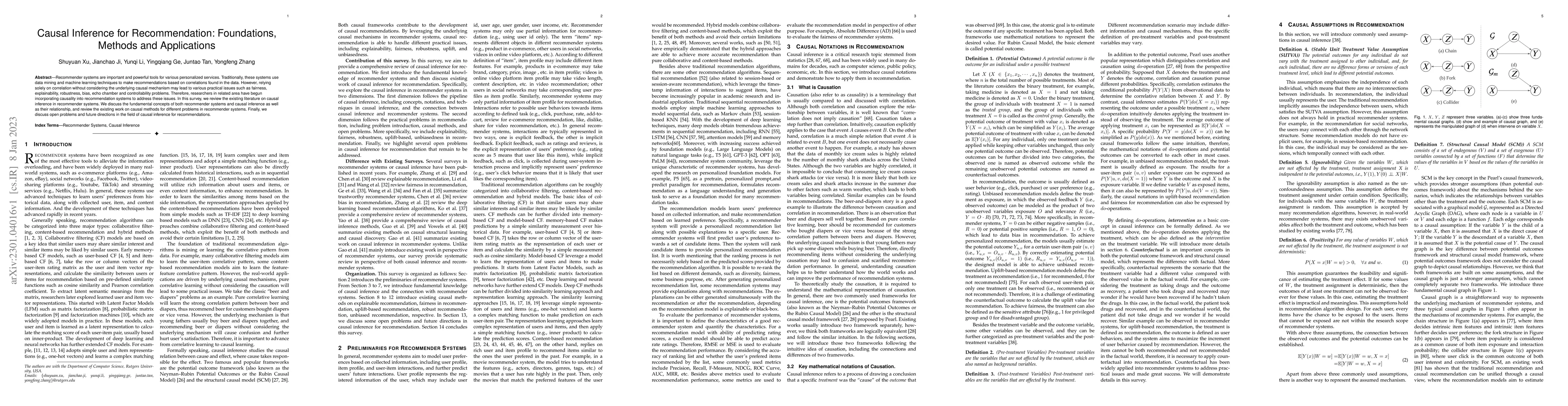 Thumbnail for Causal Inference for Recommendation: Foundations, Methods and
  Applications