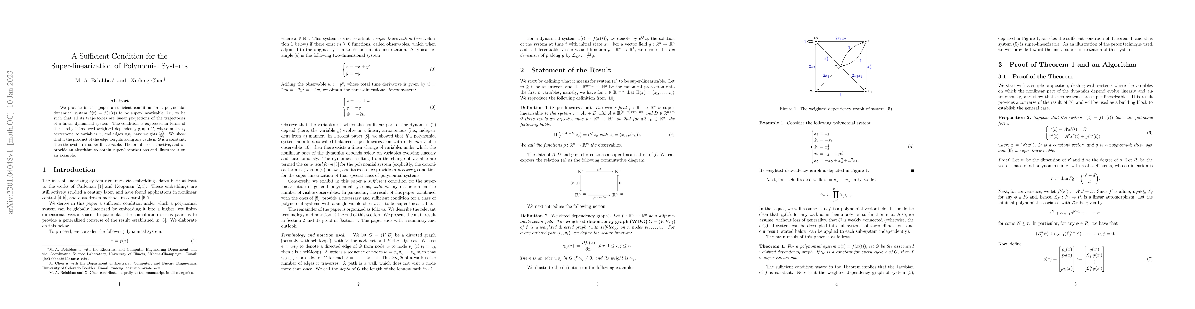 Thumbnail for A Sufficient Condition for the Super-linearization of Polynomial Systems