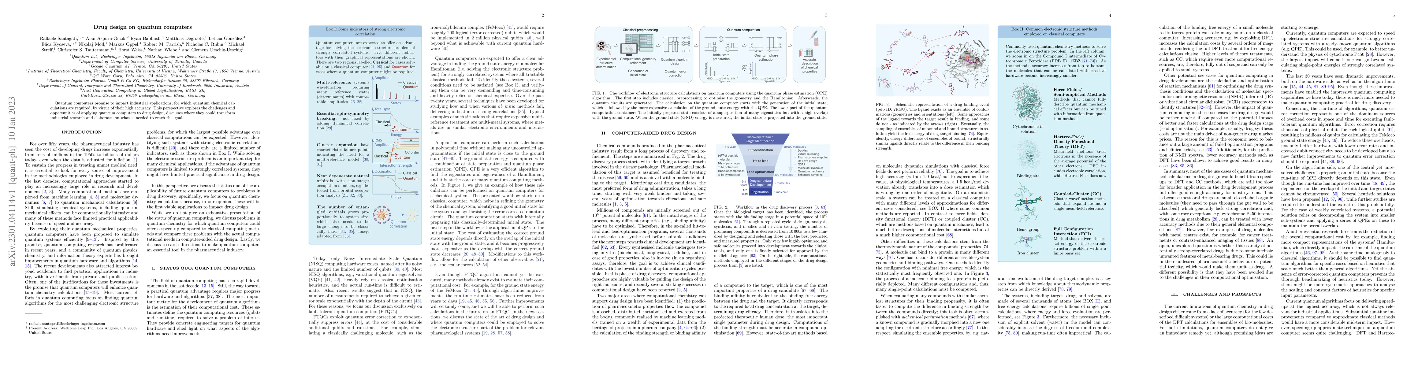 Thumbnail for Drug design on quantum computers