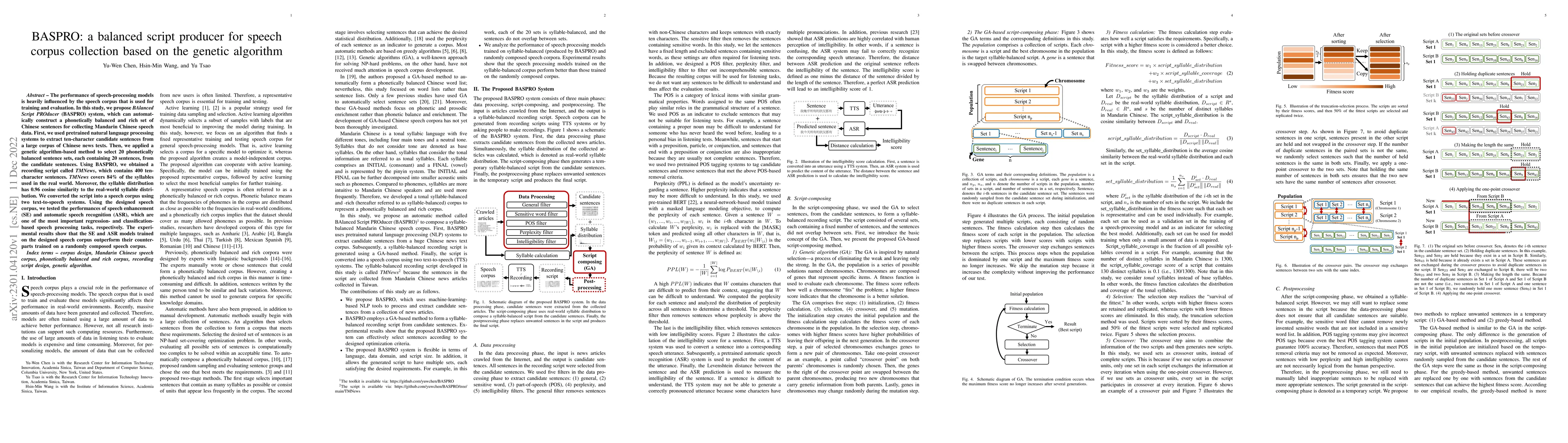Thumbnail for BASPRO: a balanced script producer for speech corpus collection based on
  the genetic algorithm