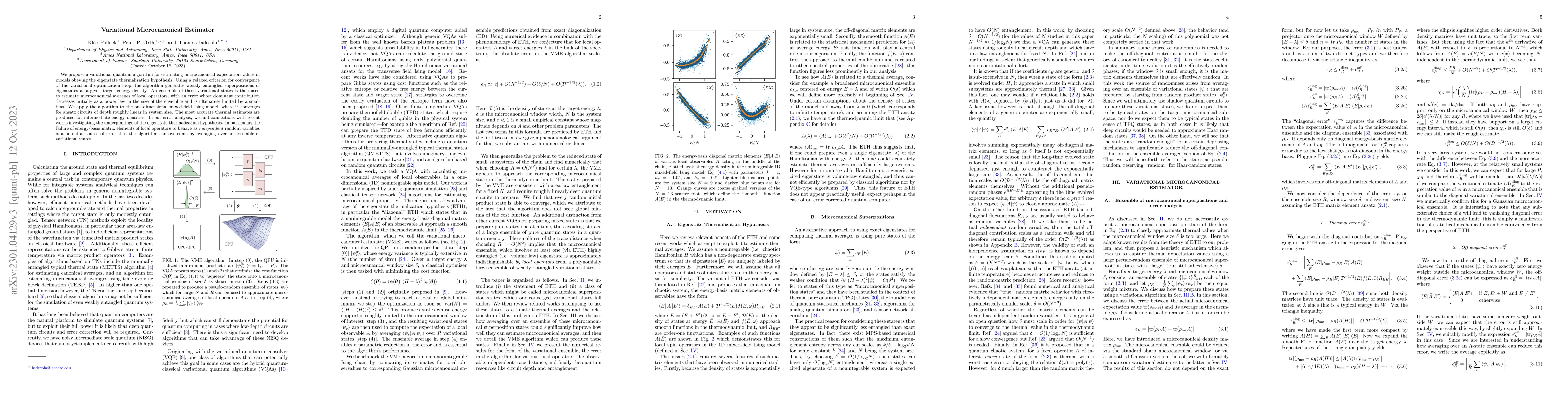 Thumbnail for Variational Microcanonical Estimator