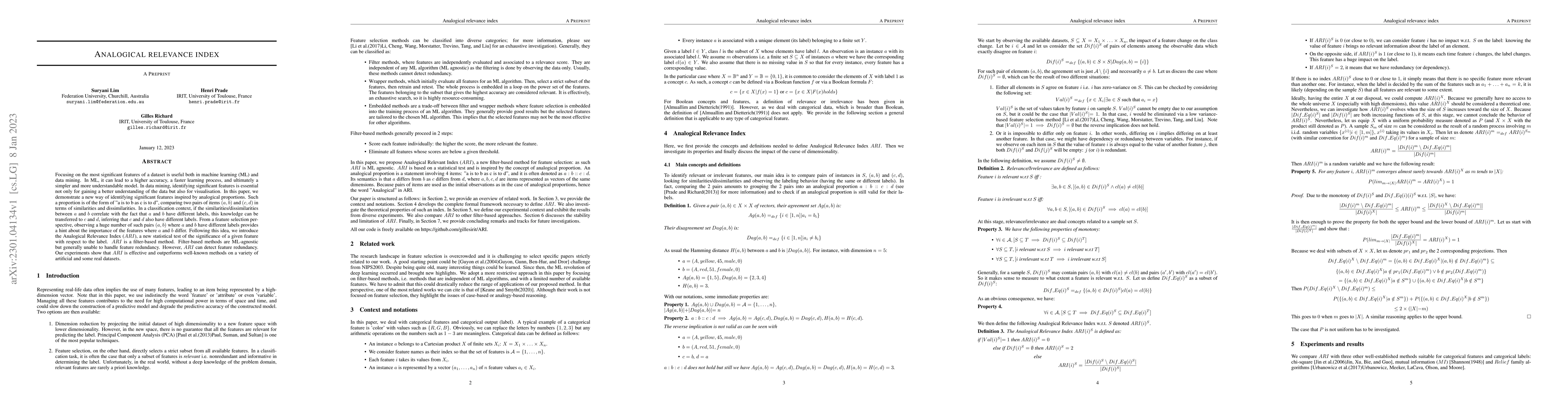 Thumbnail for Analogical Relevance Index