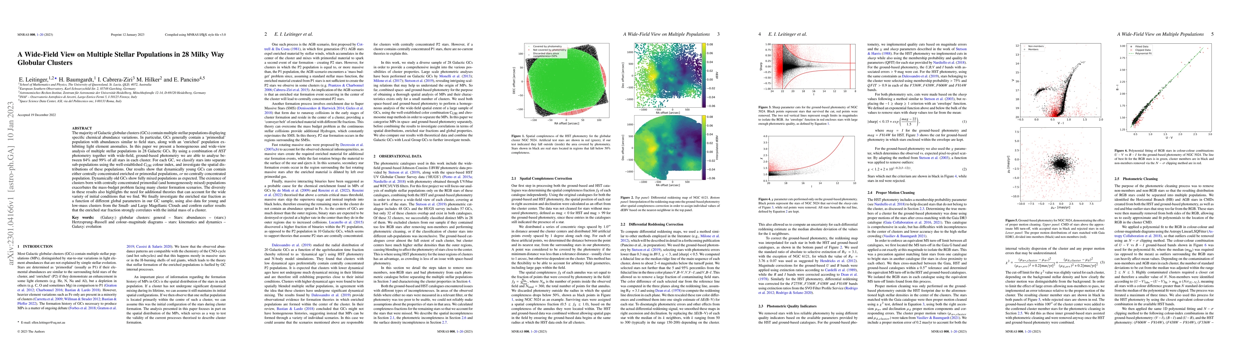 Thumbnail for A Wide-Field View on Multiple Stellar Populations in 28 Milky Way
  Globular Clusters